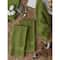 DII® Solid Antique Green Waffle Terry Dish Towels, 4ct.